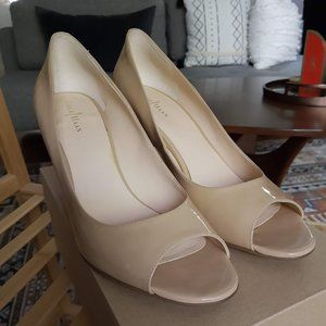 Cole Haan Nike Air Nude Peep-Toe Pump w/3" Heel